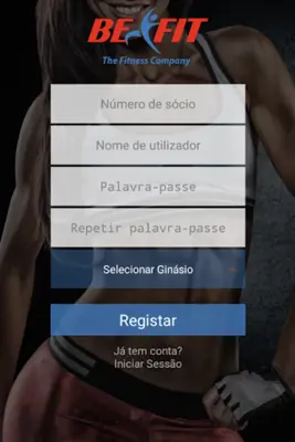 Be-Fit - The Fitness Company android App screenshot 1